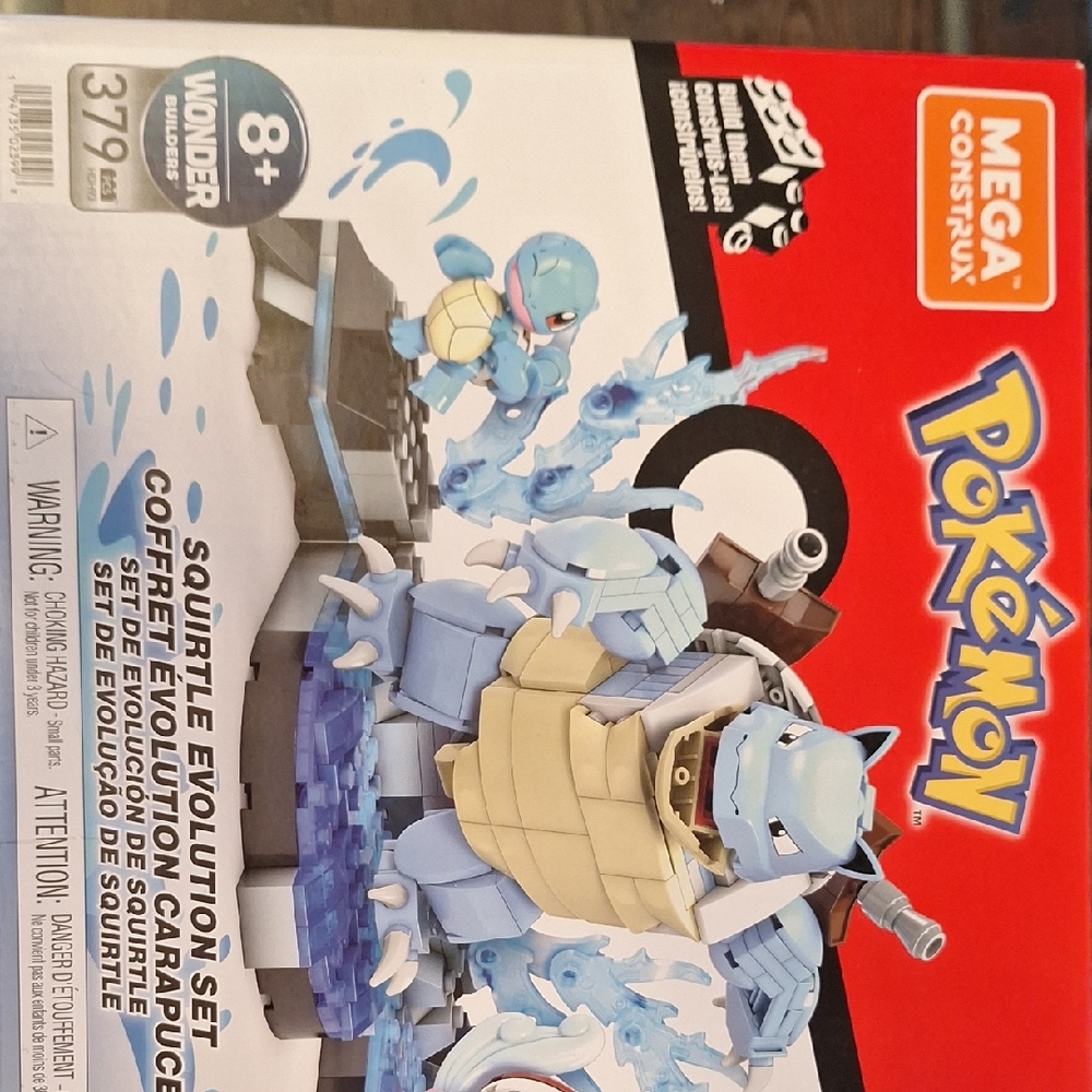 Mega Construx Pokémon Squirtle Evolution Set